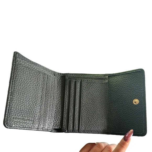 Dooney and Bourke Pebble Grain Small Flap Credit Card Wallet - Picture 5 of 6